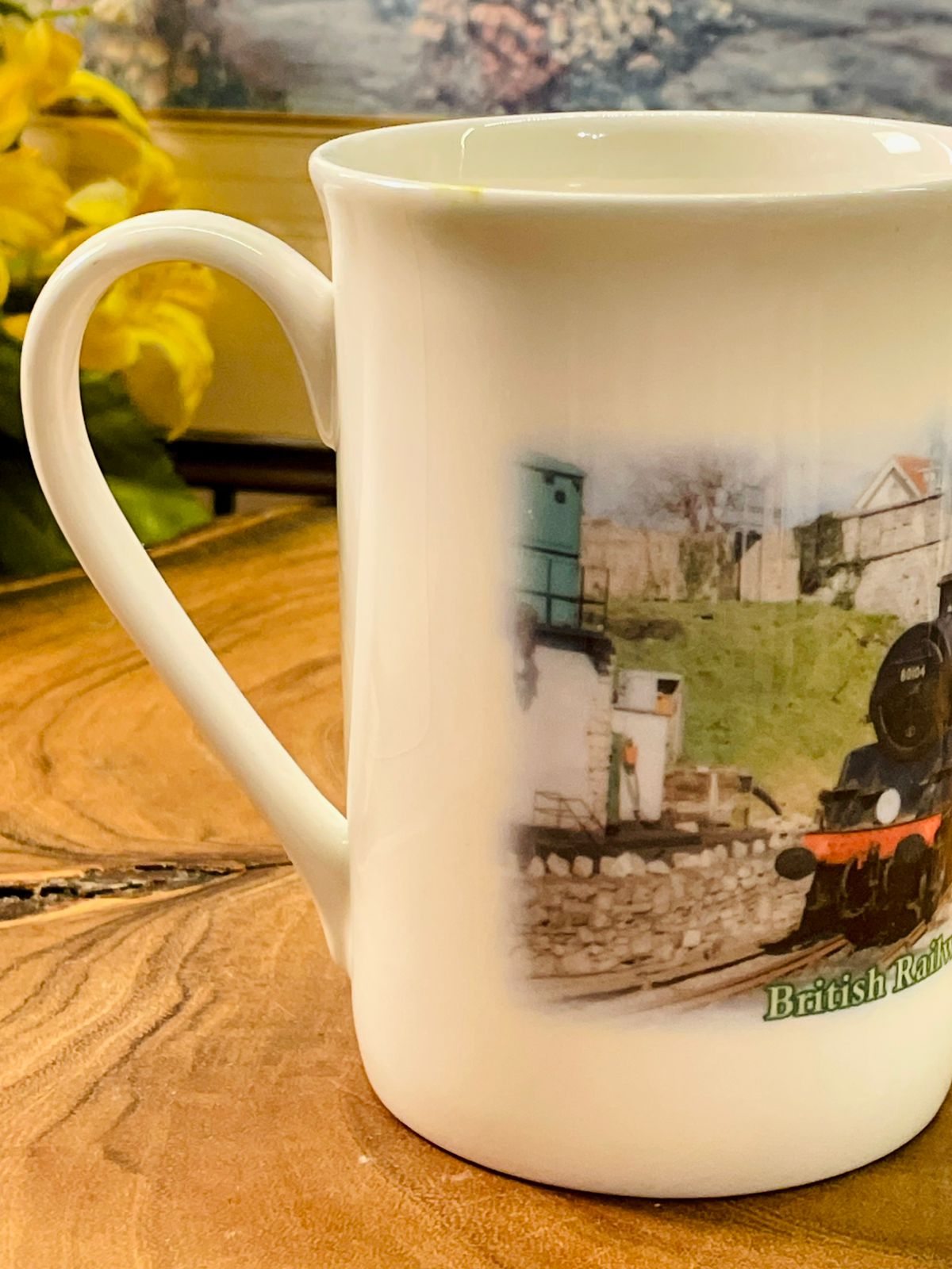 Swanage Railway Steam Train Mug | British Railway Collectible Cup