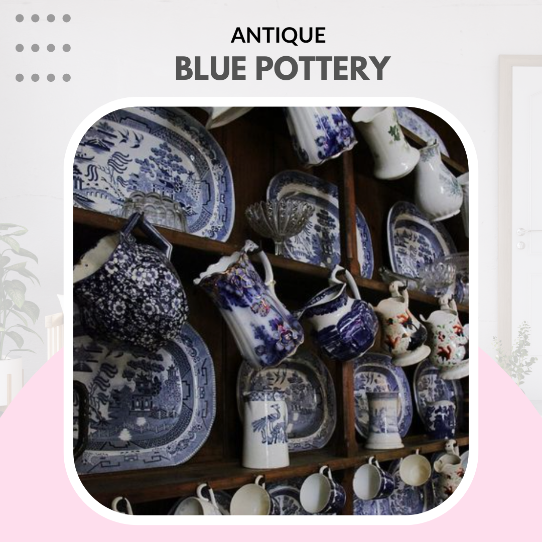 Blue pottery