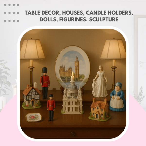Table Decor, Houses, Candle Holders, Dolls, Figurines, Sculpture