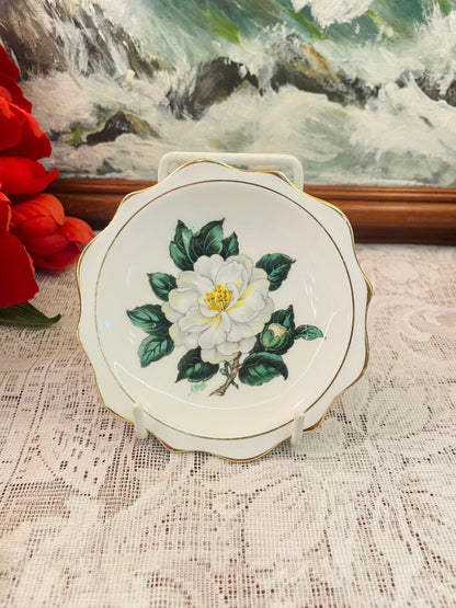 Royal Albert White Flower Bone China Mini Plate 4.2 inch