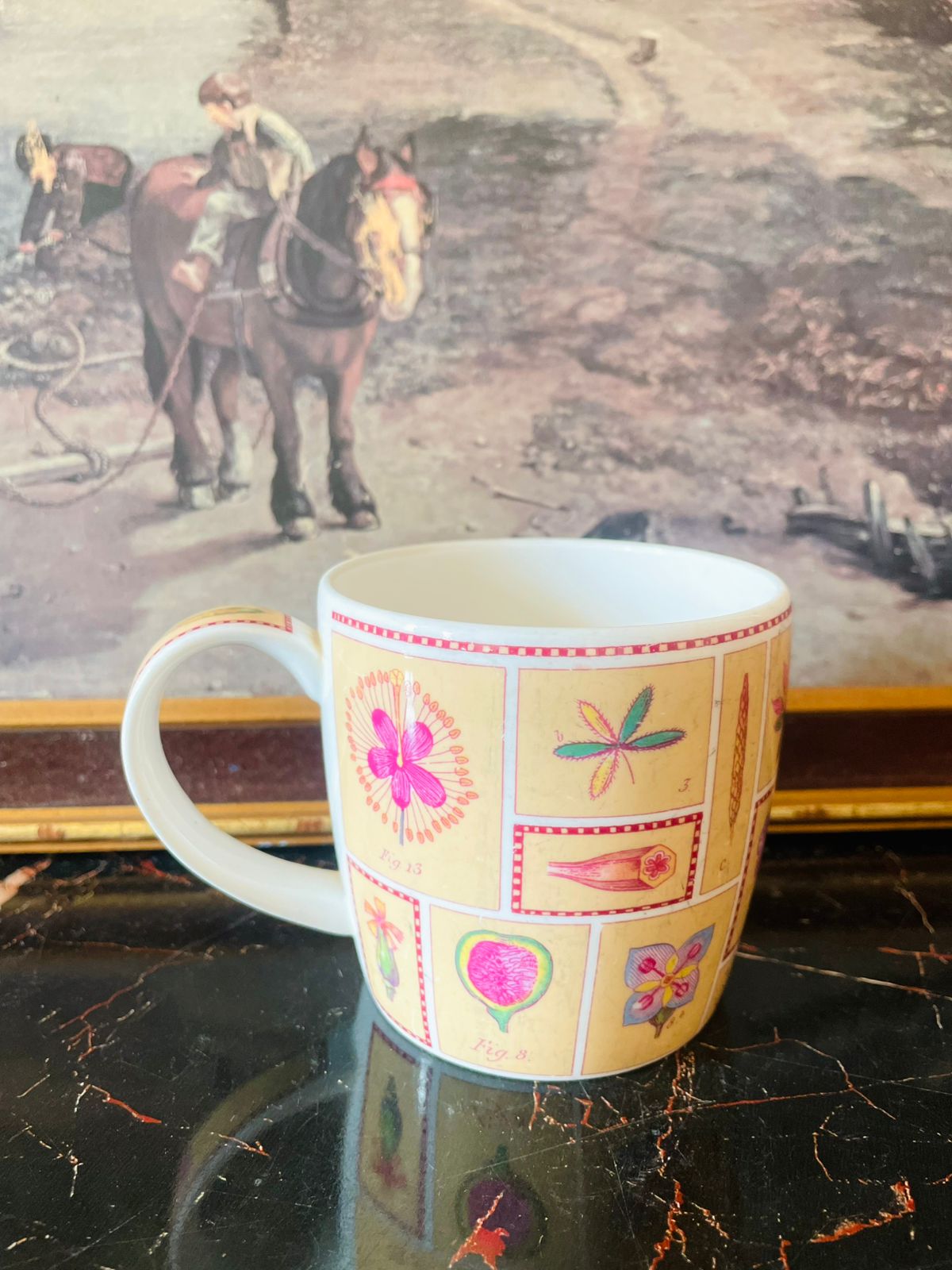 nick holland mug, hudson middleton mug, fine bone china england, art collection mug, collectible mugs england, designer mugs pakistan, english china mug, hudson middleton collection, nick holland design mug, british bone china, sunset kitchen mugs