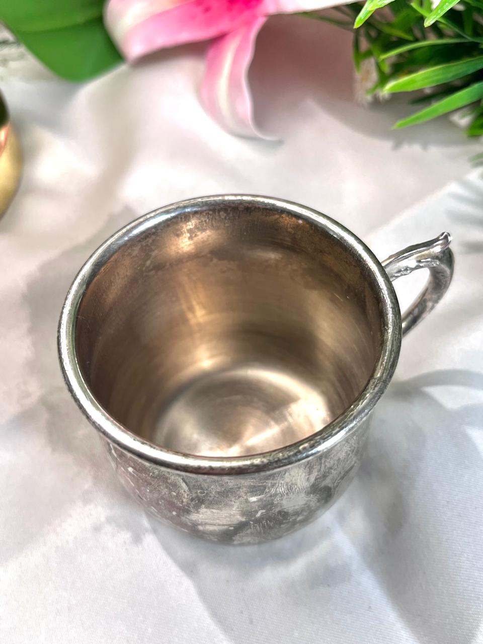 Silver-Tone Mini Creamer Mug  – 8 cm