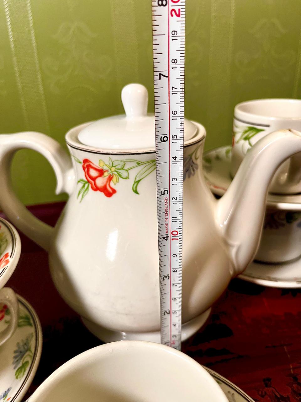 Churchill Floral Hotelware Tea Set | Made in England | 11 Pieces