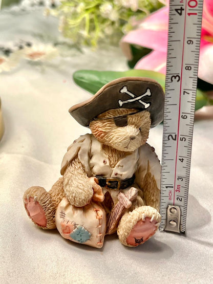 Cherished Teddies Taylor Pirate Bear Figurine 7 cm