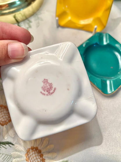 Royal Worcester Square Ashtray (each) Made in England