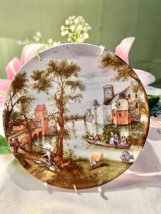 Poole England Countryside Landscape Wall Plate – 6 Inches