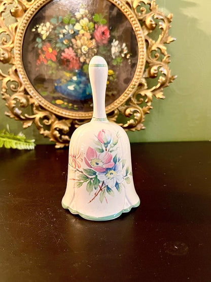 Floral Porcelain Collectible Bell