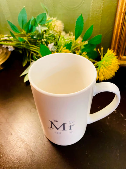 Mr Heart Design Ceramic Mug 5 Inch Wedding Gift Cup