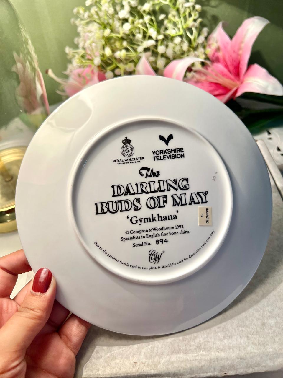 Royal Worcester Darling Buds of May Gymkhana Wall Plate 19 cm