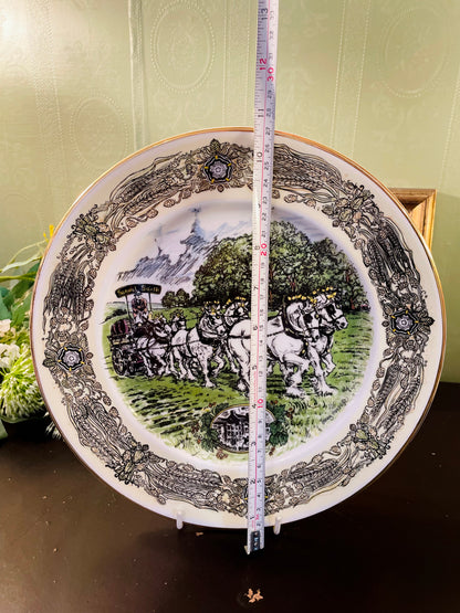 Samuel Smith Horse-Drawn Brewery Plate 10.5 Inch Vintage