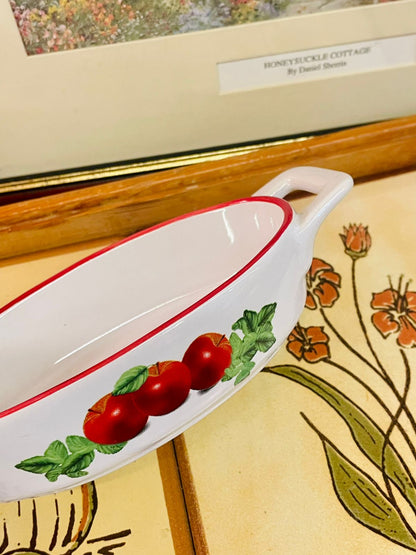 Set of  Ceramic Serving Dishes with Handles – Oval & Square - Oven Safe