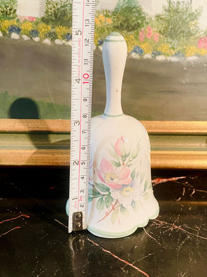 Royal Stafford “Dog Roses” Trio Set — Bell, Vase & Tray (Made in England)