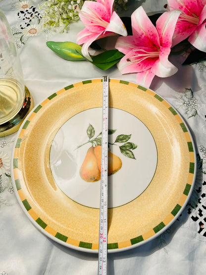 Churchill Pear Design 12.5-Inch Large Serving Platter – Made in England