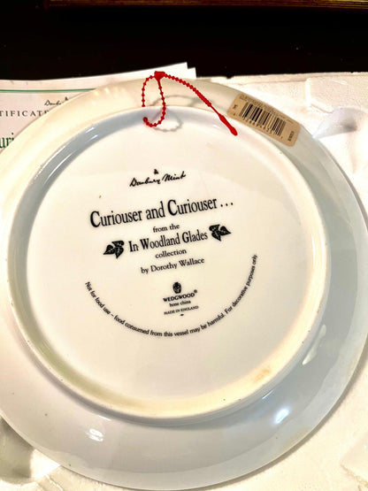 Wedgwood Boxed Decorative Plate Danbury Mint Woodland Glades Water Vole Plate 20 cm