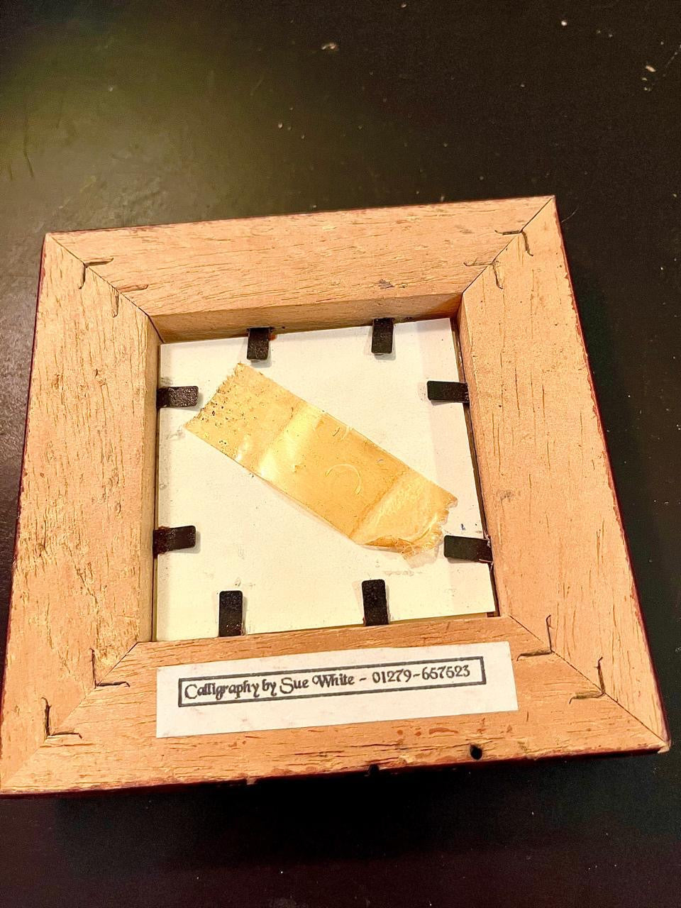 Framed Name Meaning Plaque “Martin” | Calligraphy by Sue White