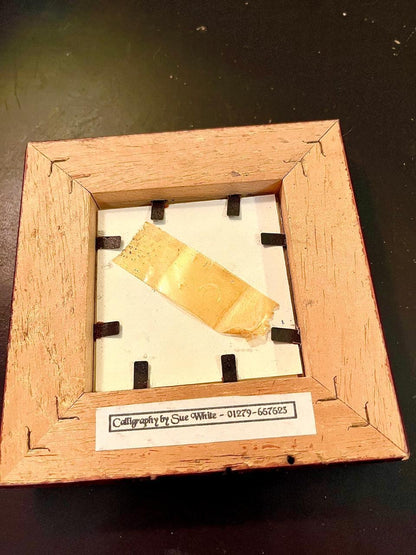 Framed Name Meaning Plaque “Martin” | Calligraphy by Sue White