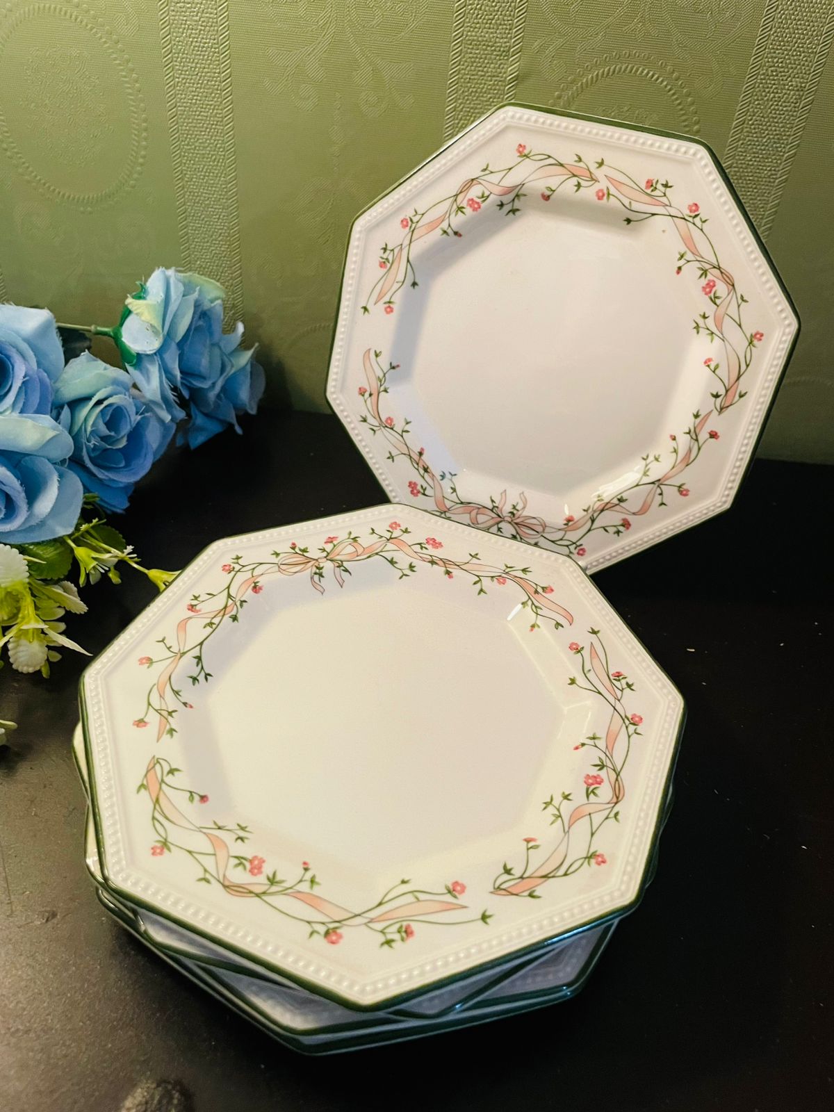 Johnson Brothers Eternal Beau Side Plates Set of 5 Vintage
