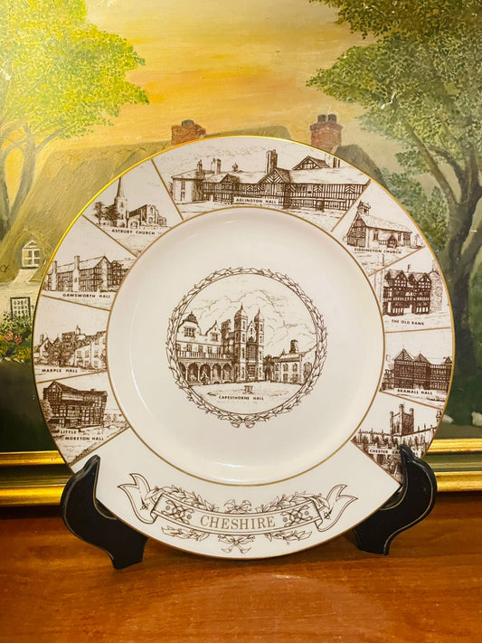 Vintage Coalport Ironbridge Porcelain Plate – England Collectible