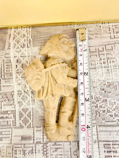 Vintage Ceramic Figurine of a Man - Detailed Handcrafted Artisan Sculpture