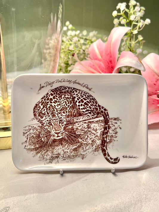 San Diego Zoo Wild Animal Park Big Cat Decorative Plate 6.3