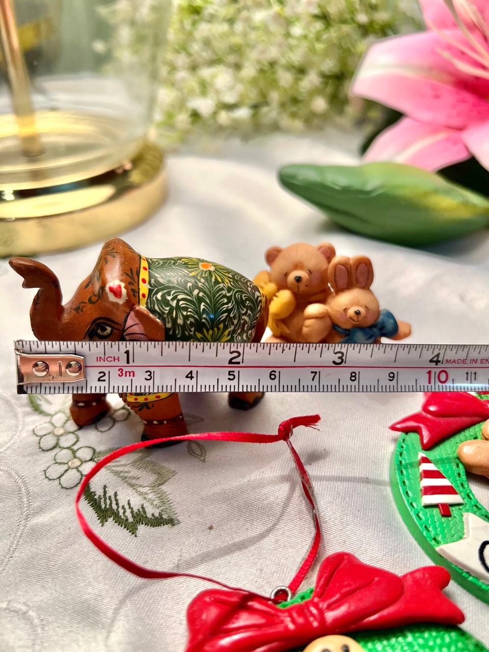 Christmas Gingerbread Wreath Ornaments – Grandma & Grandad 2 Pcs
