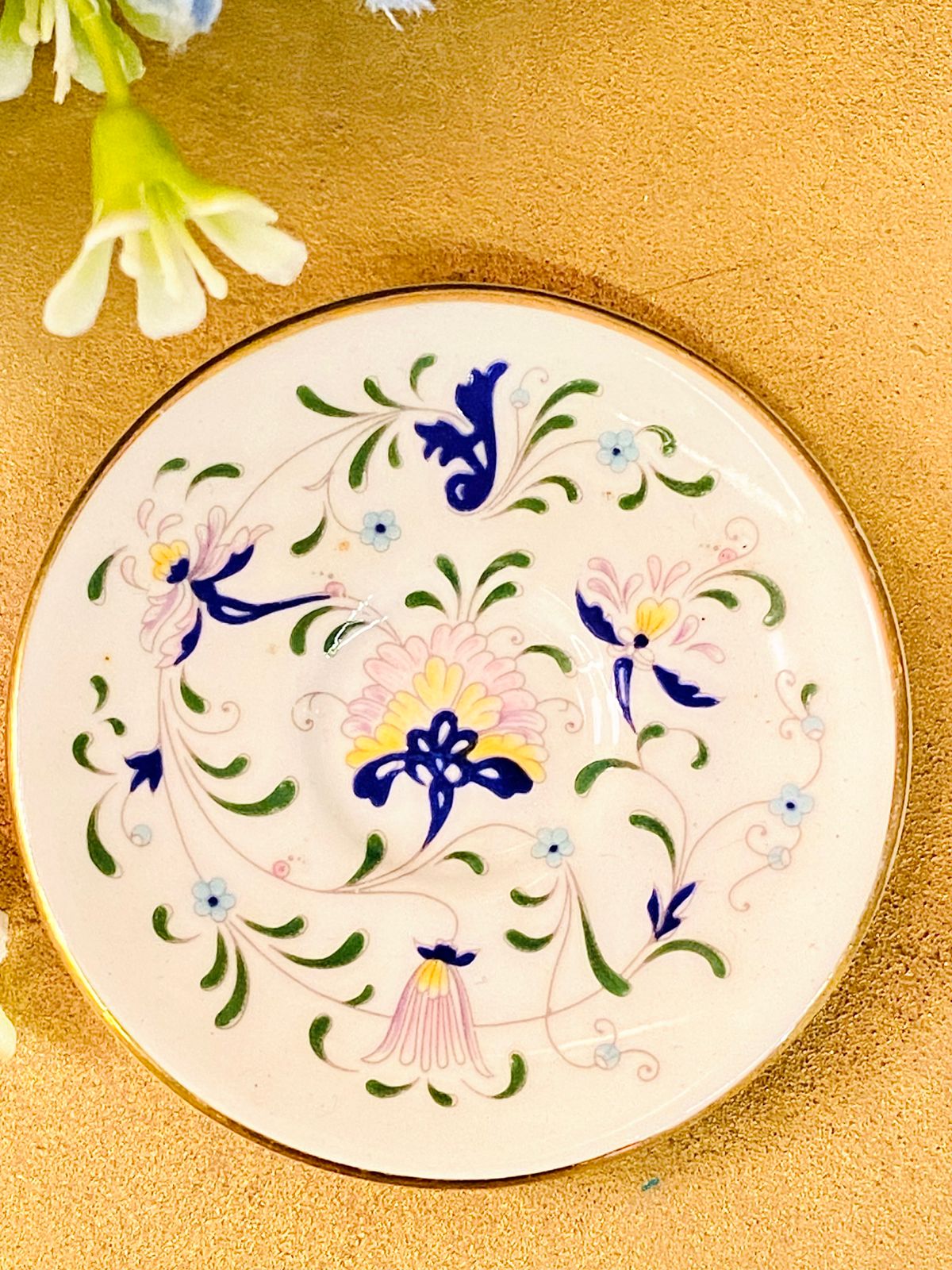 Coalport Pageant Bone China  Decor Plate – Vintage Floral England