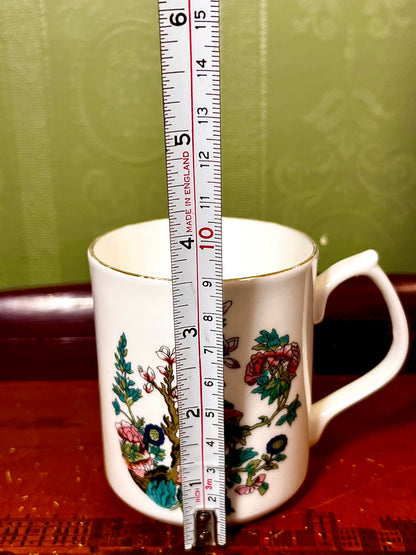 Jason Works Manrich Pottery Fine Bone China Floral Mug England