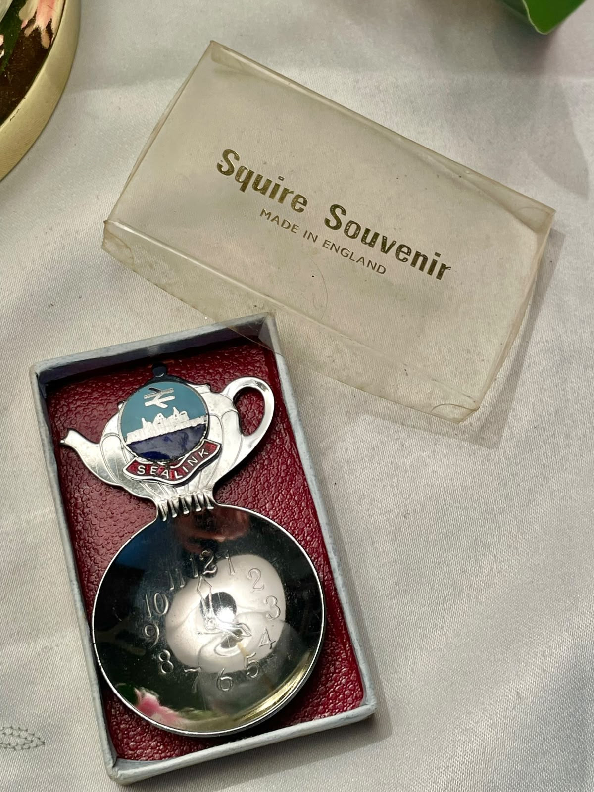 Squire Souvenir Sealink Boxed Teapot Spoon, 3.5 in