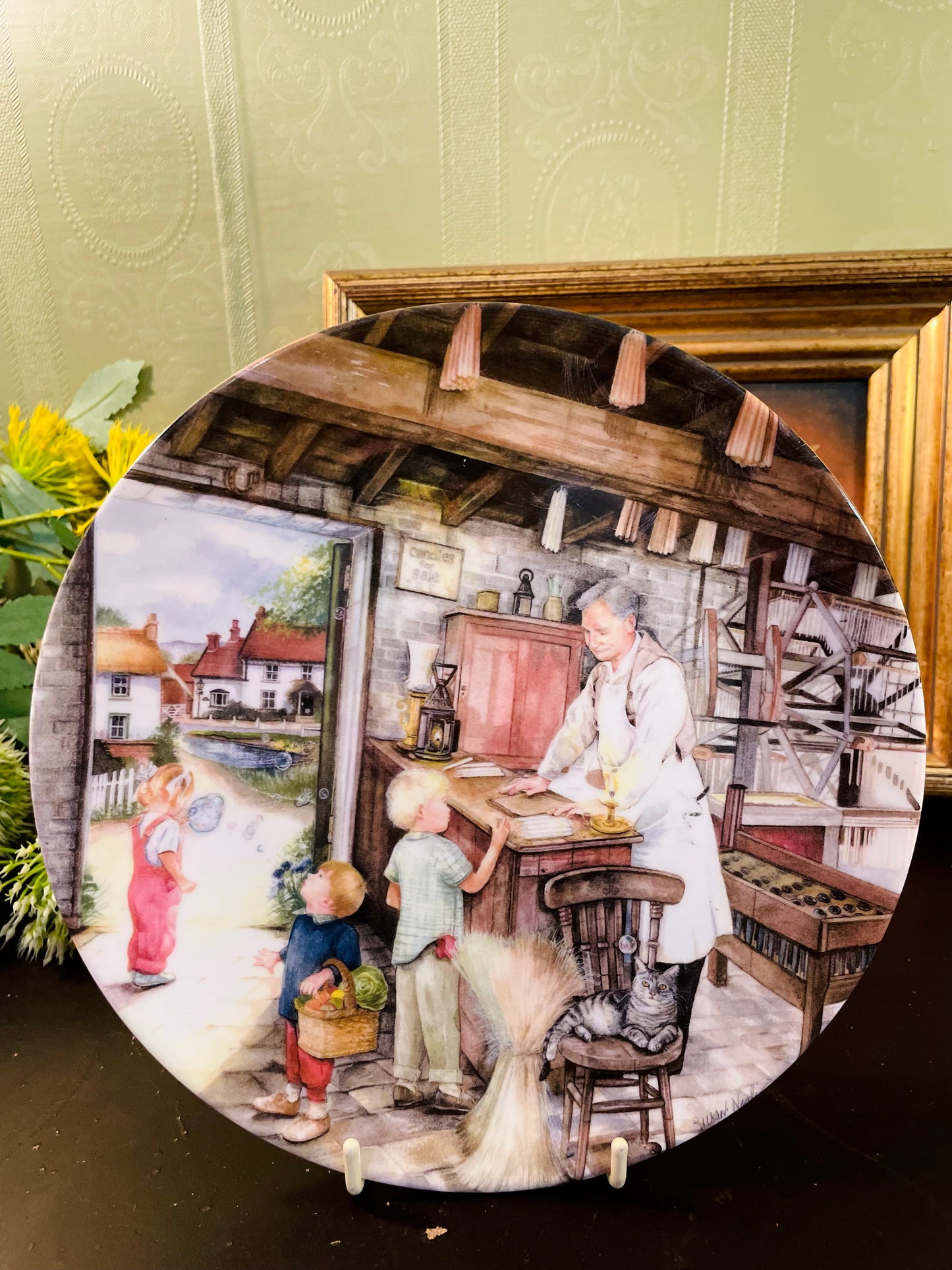 Royal Doulton The Candle Maker Collector Plate 8 Inch 1991