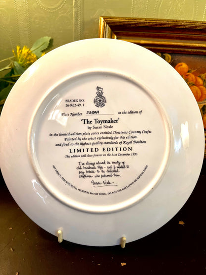 Royal Doulton The Toymaker Collector Plate 20 cm