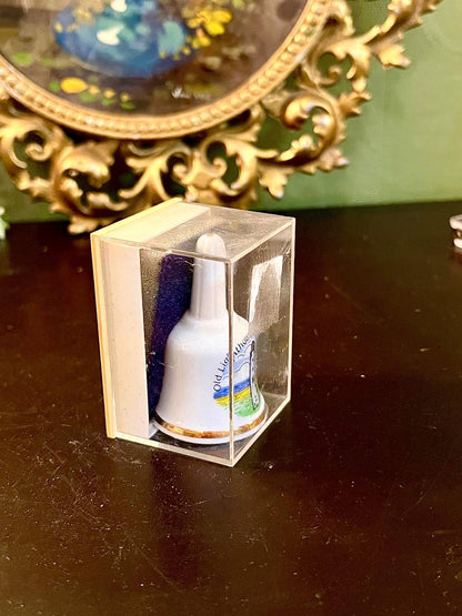 Mini Lighthouse Porcelain Bell in Display Box