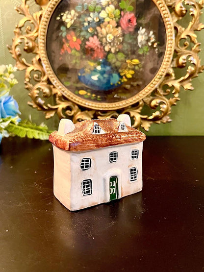 Ceramic Cottage House Ornament