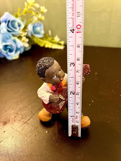 Mini Guitar Player Figurine