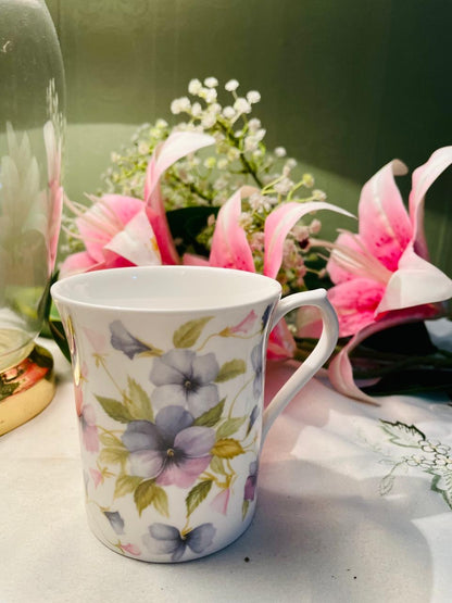 Regent Heritage Bone China Floral Mug 9 cm