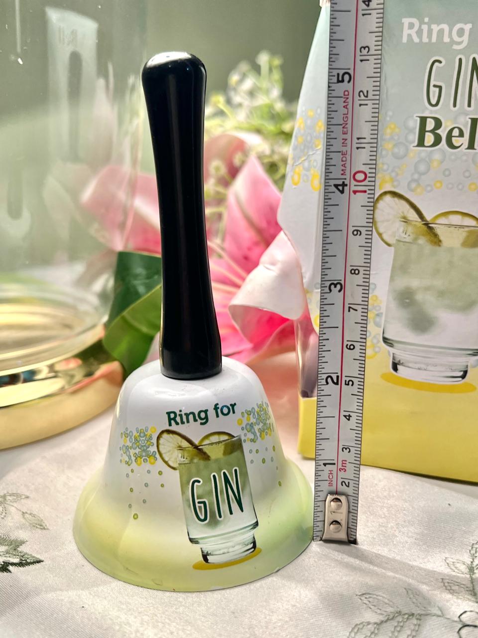 Ring for Gin Novelty Decorative Bell 5"