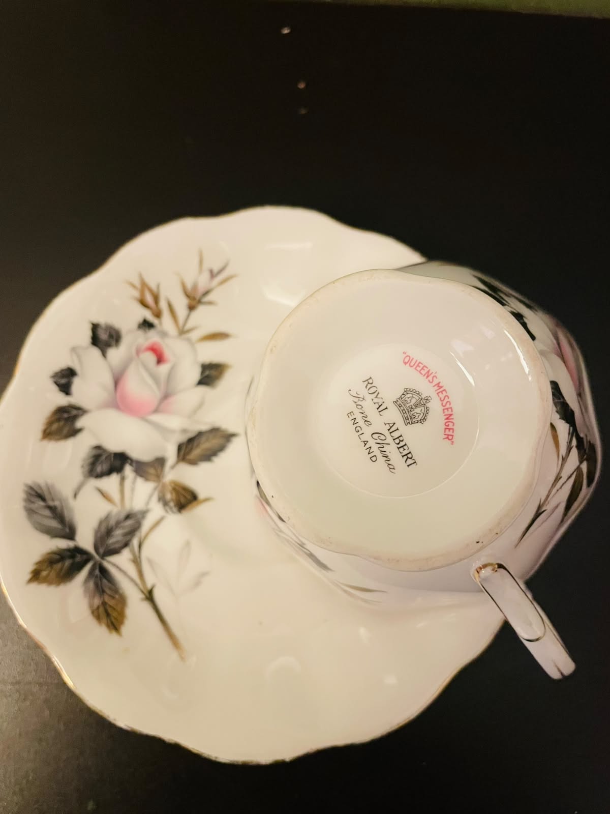 Royal Albert Queen’s Messenger Tea Cup & Saucer Set