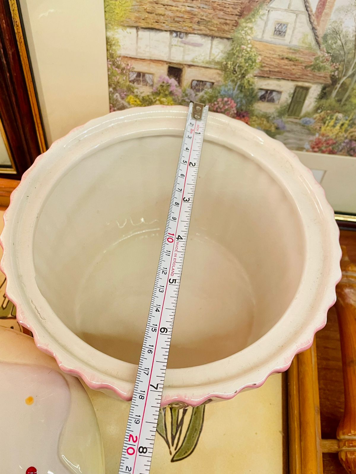 Large Pink Cupcake Ceramic Storage Jar with Cherry Lid – Kitchen Decor