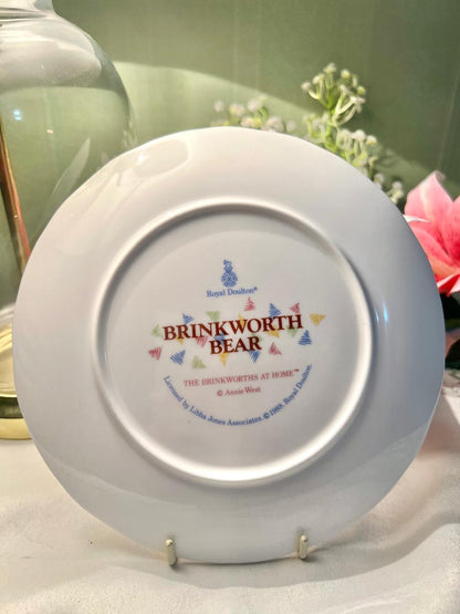 Royal Doulton Brinkworth Bear Wall Plate – 8 Inch