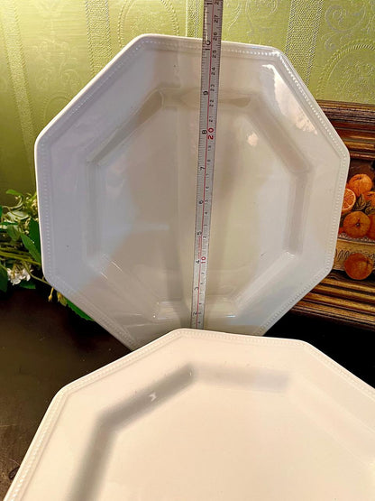 Johnson Bros Heritage 10" Octagonal Dinner Plates Set of 4