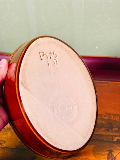 Vintage Oval Ceramic Baking & Serving Dish – 8 Inch