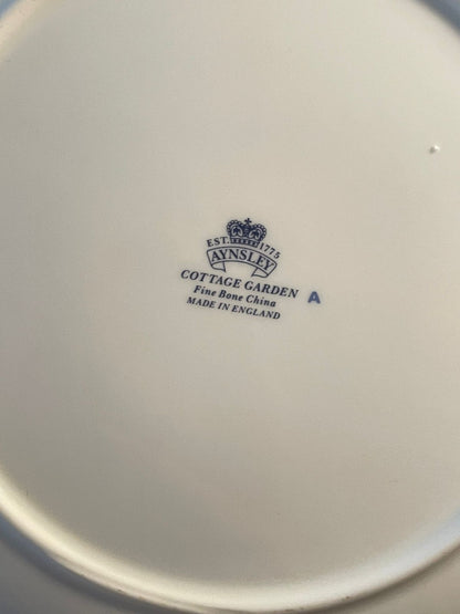 Aynsley Cottage Garden Fine Bone China Serving Plate – England