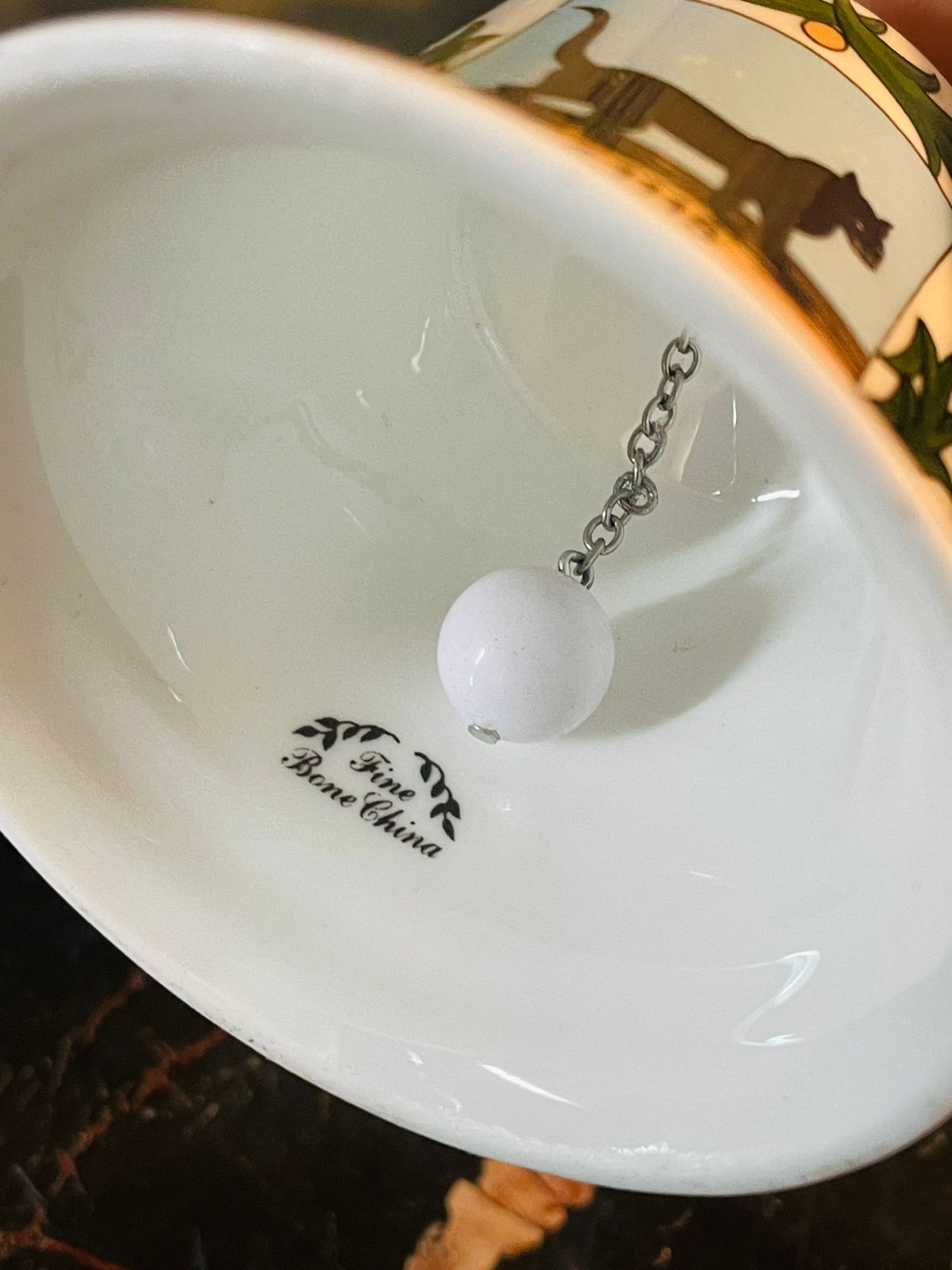 Vintage “Kidwelly – Cydweli” Fine Bone China Bell – Welsh Heritage Design – 5 Inches Tall