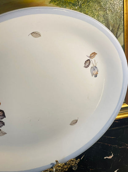 Vintage Alfred Meakin “Glo-White” Oval Serving Platter – England