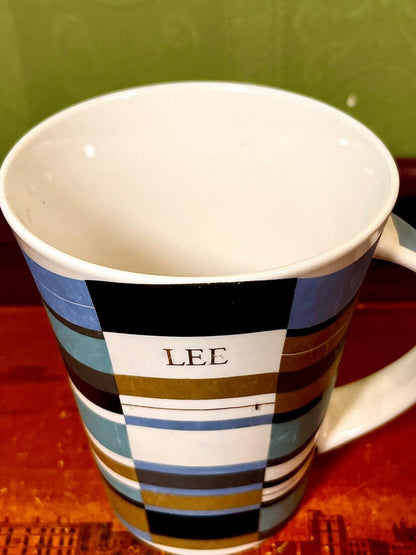 History & Heraldry New Bone China Geometric Mug – 4"