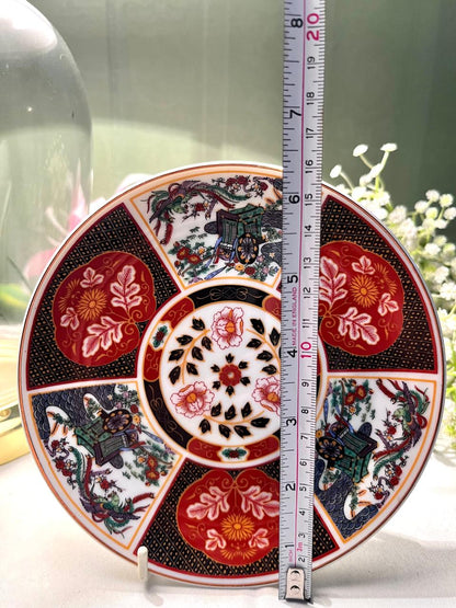 Japanese Imari Style Decorative Wall Plaque 6.5 Inch