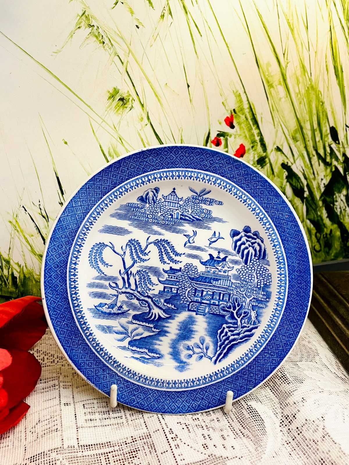 Spode Blue Room Collection Willow Plate 6.5 Inch