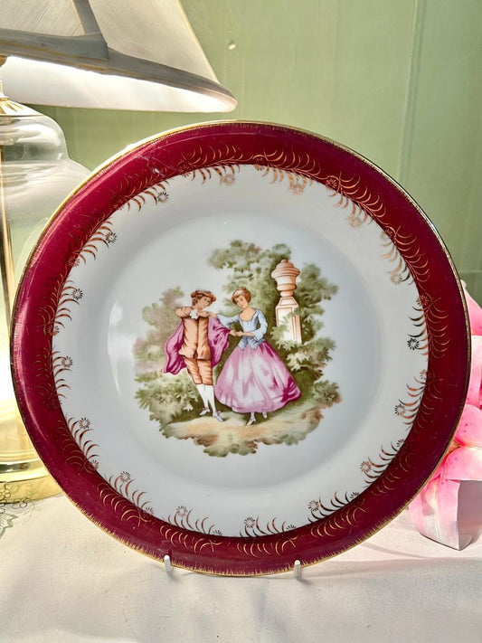 RARE FIND Limoges porcelain decorative Wall Plate – 10 Inches