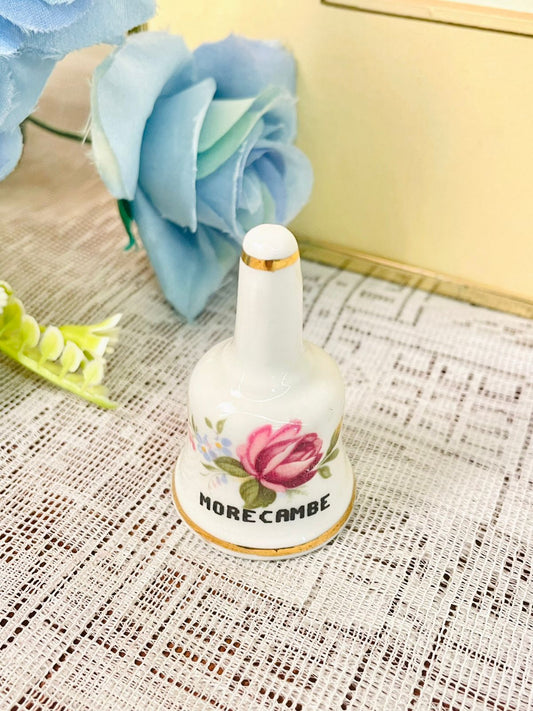 Vintage Morecambe Porcelain Souvenir Bell