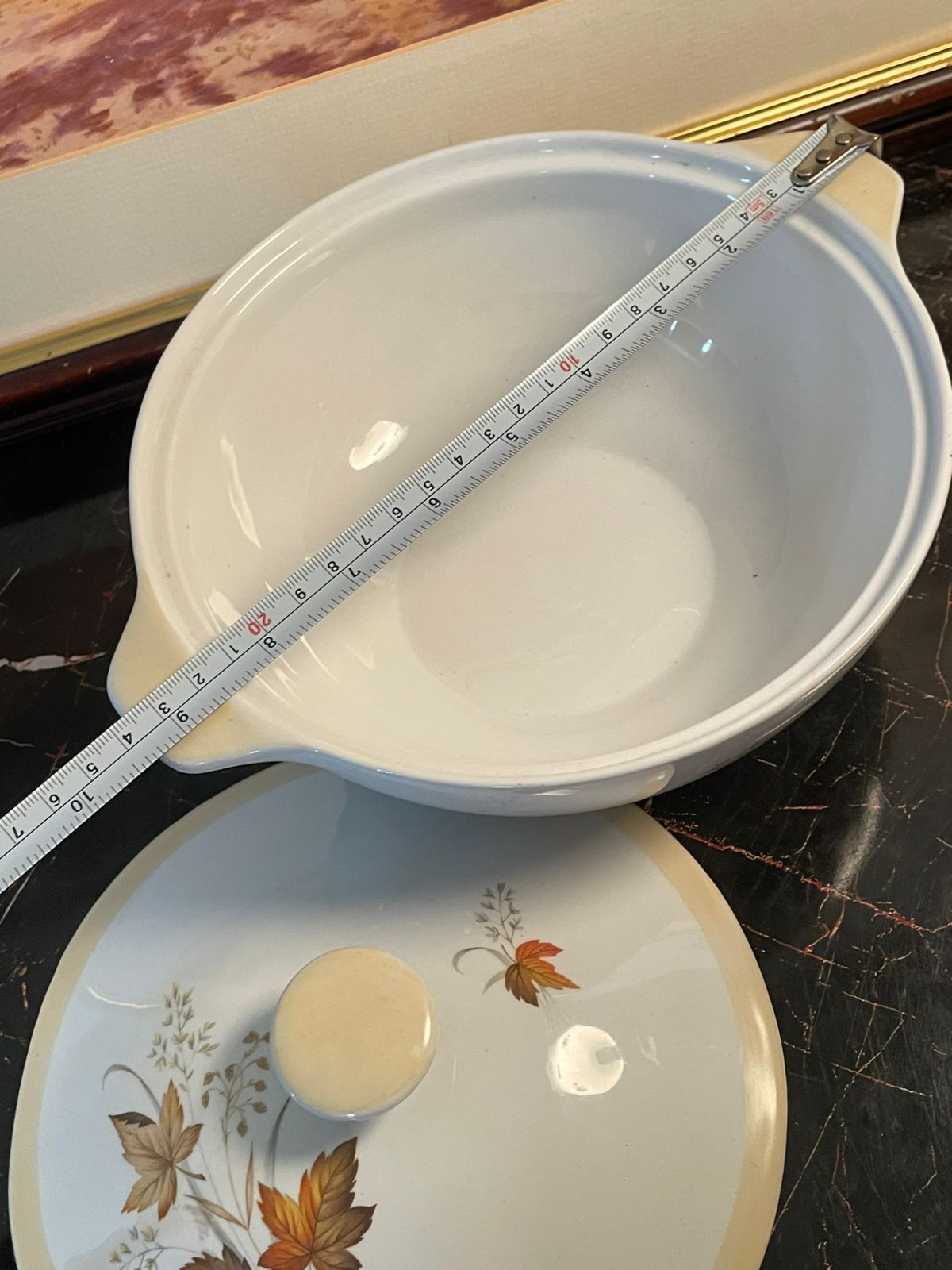 Alfred Meakin England Ironstone Covered Tureen – Autumn Leaf Design