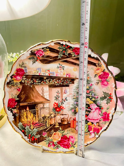 Royal Albert Christmas Joy Decorative Plate – 8 Inch